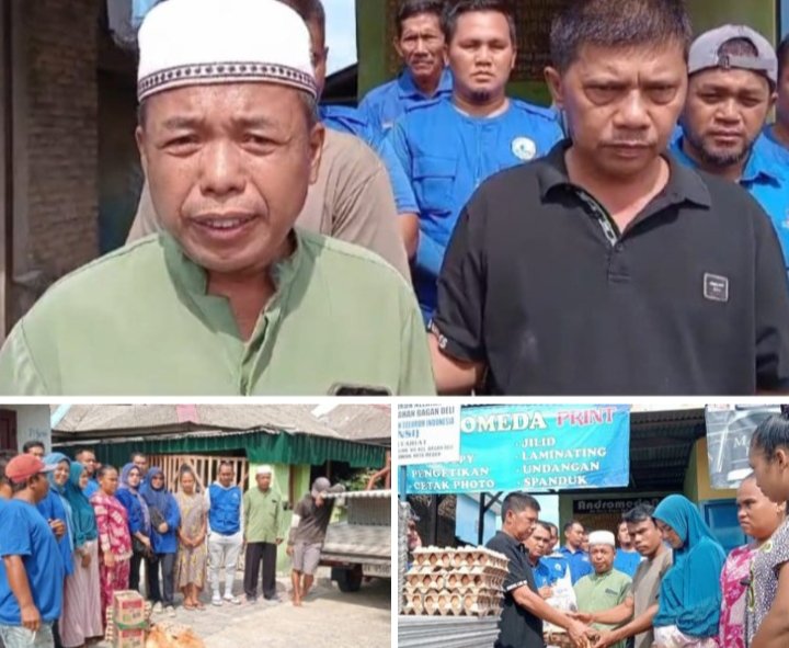 HNSI Medan Bersama  Relawan Wak Young Bantu Para Nelayan.